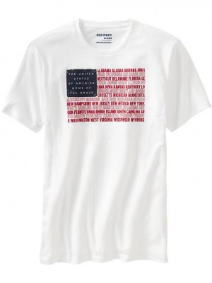 Картинка футболки Old Navy US Flag-50 States Tees