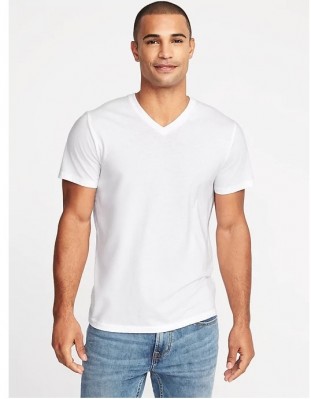 Картинка футболки Old Navy Classic V-Neck Tees, цвет белый