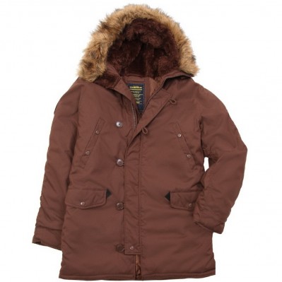Картинка куртки Аляска Alpha Industries Altitude Parka - цвет коричневый