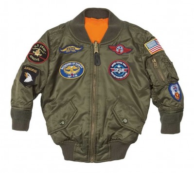 Дитяча льотна куртка Boys MA-1 Jacket with Patches