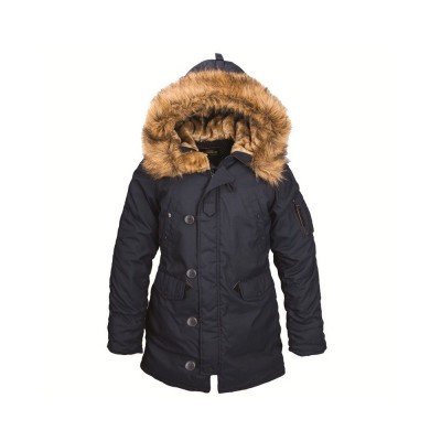 Картинка женской куртки Аляска Alpha Industries Altitude Women Parka, цвет 
синий