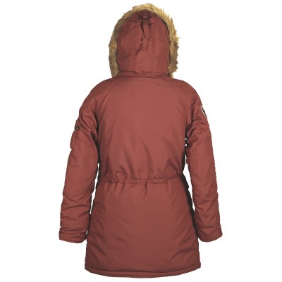 Картинка женской куртки Аляска Alpha Industries Altitude Women Parka, вид 
сзади