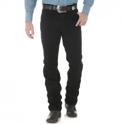 Фото джинсов Wrangler 0936WBK Cowboy Cut Slim Fit Jeans - Shadow Black, вид 
спереди