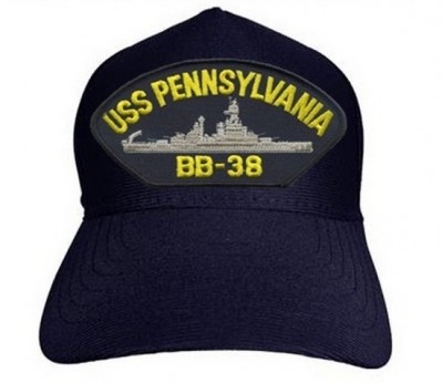 Картинка бейсболки USS Pennsylvania BB-38