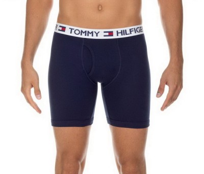 Картинка мужского нижнего белья - комплект из 4 боксеров Tommy Hilfiger 
Underwear Athletic Boxer Brief 4-Pack - цвет синий