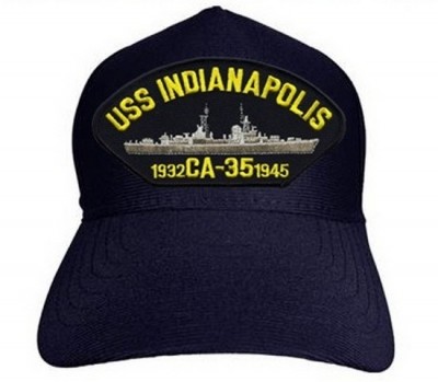 Картинка бейсболки USS Indianapolis CA-35