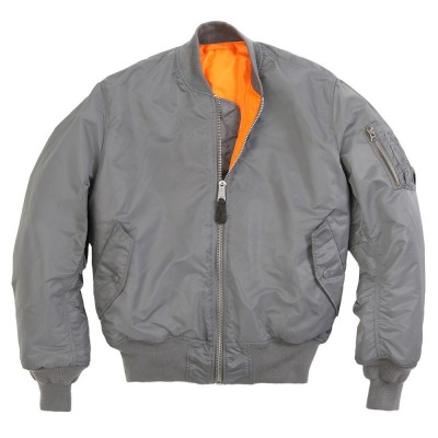 Картинка летной куртки Alpha Industries MA-1 Flight Jacket - цвет вороненый 
метал