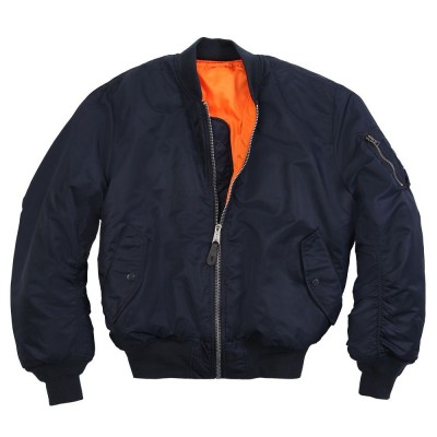 Картинка летной куртки Alpha Industries MA-1 Flight Jacket - цвет синий