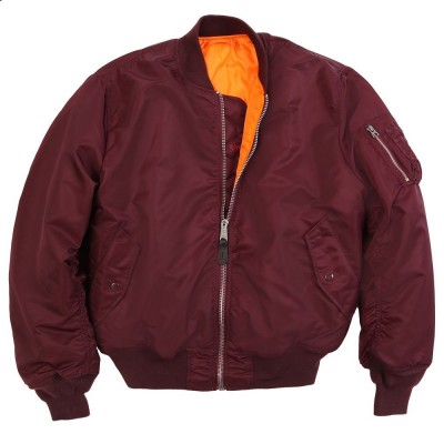 Картинка летной куртки Alpha Industries MA-1 Flight Jacket - цвет темно-
бордовый