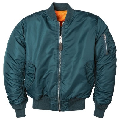 Картинка летной куртки Alpha Industries MA-1 Flight Jacket - цвет темно-синий 
(Navy)