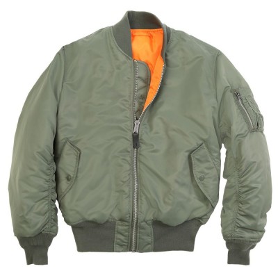 Картинка летной куртки Alpha Industries MA-1 Flight Jacket - цвет оливковый