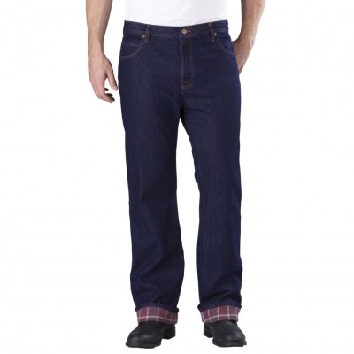 Картинка джинсов на фланелевой подкладке Dickies Relaxed Fit - Rinsed