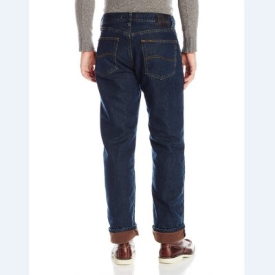 Картинка зимних джинсов на флисовой подкладке Lee Fleece Lined Relaxed Fit 
- Quartz Stone, вид сзади
