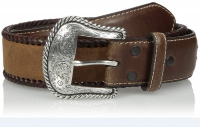 Картинка ремня кожаного Nocona Top Hand Brown Wipstitch Leather Belt