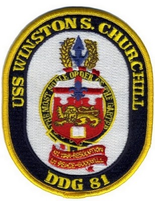 Картинка НАШИВКИ USS WINSTON S. CHURCHILL DDG 81