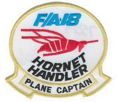 КАРТИНКА НАШИВКИ HORNET HANDLER PLANE CAPTAIN