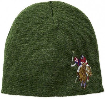 Картинка зимней шапки U.S. Polo Assn. Solid Beanie Cap - Forest Green