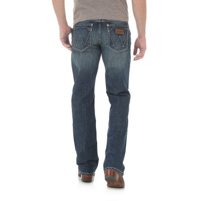 Картинка джинсов Wrangler WLT77LY Retro Slim Fit Boot Cut, вид сзади
