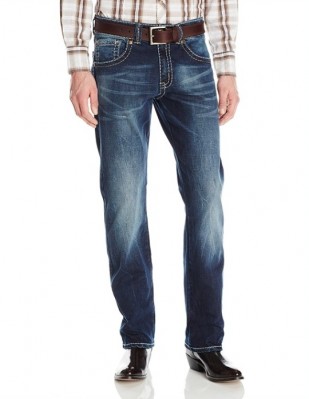 Картинка джинсов Wrangler Rock 47 Slim Fit Straight Leg Jeans - Music