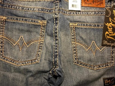 Джинсы Wrangler Rock 47 Slim Fit Straight Leg Jeans - Record