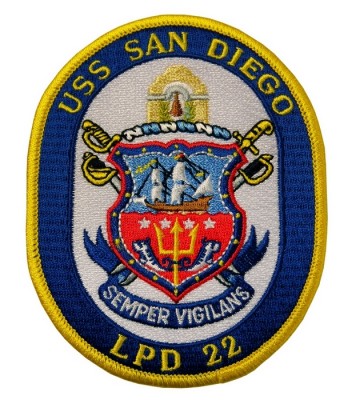 Фото нашивки Eagle Crest USS San Diego LPD 22