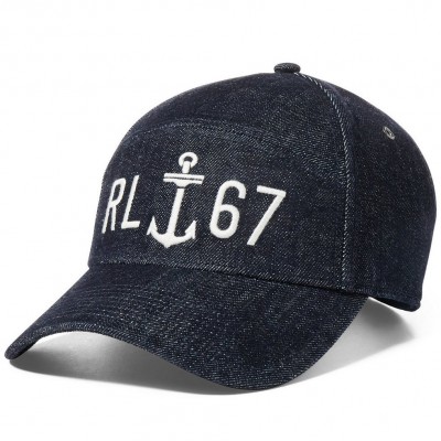 Фото джинсовой бейсболки Polo Ralph Lauren Embroidered Denim Cap