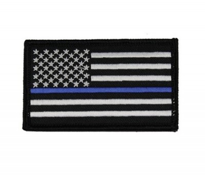 Фото нашивки USA Blue Line Flag