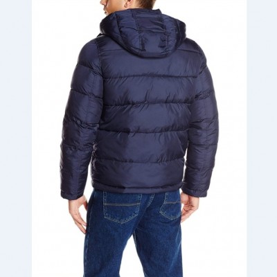 Картинка куртки Tommy Hilfiger Nylon Hooded Puffer, вид сзади