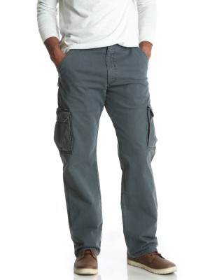 Брюки карго Wrangler Comfort Flex Waist - серые (Pewter)