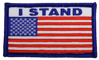 Картинка товара: нашивка Eagle Crest American Flag with I Stand