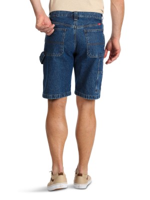 Картинка джинсовых шорт Wrangler Denim Carpenter Dark Indigo Shorts
