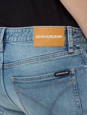 Картинка джинсов Calvin Klein Straight Houston Light Blue Jeans, детали