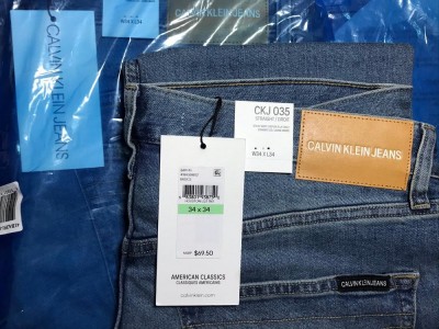 Джинсы Calvin Klein Straight Houston Light Blue Jeans