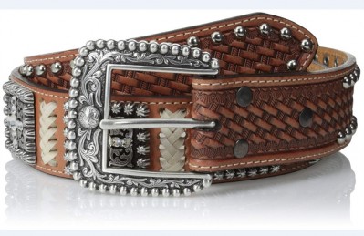 Картинка ремня Ariat Square Bling Natural Belt