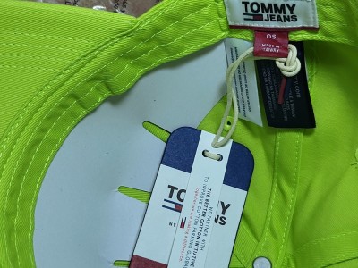 Бейсболка Tommy Jeans Flag Acid Lime Green