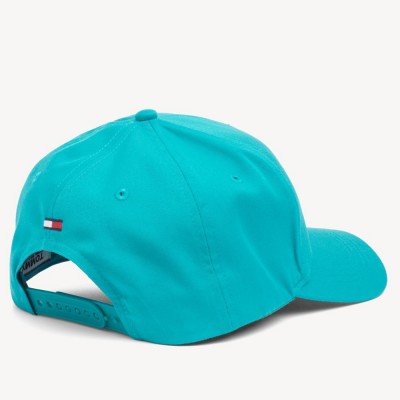 Картинка бейсболки Tommy Hilfiger Tommy Jeans Logo Dynasty Green Cap, вид сзади