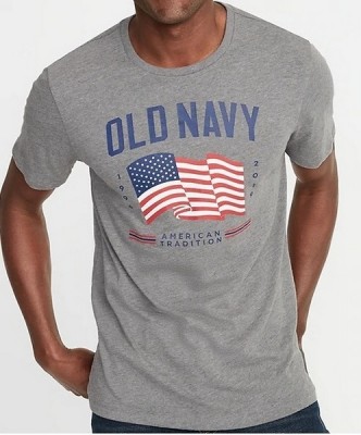 Футболка Old Navy 2019 Flag Gray Tee