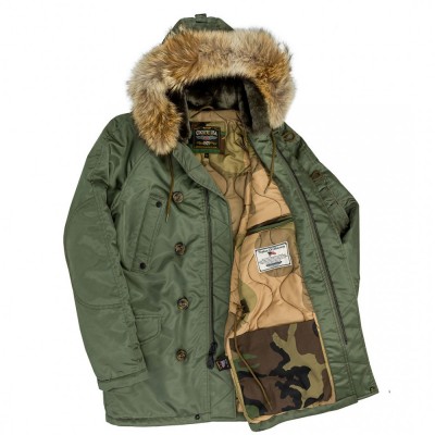 Картинка куртки Аляски Cockpit USA Sage N3B Parka