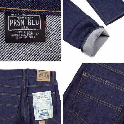 Джинсы Prison Blues Work with buttons - Rigid Blue