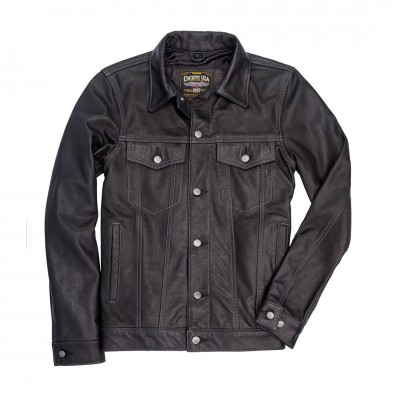 Куртка кожаная Cockpit USA Calfskin Leather Jean Jacket