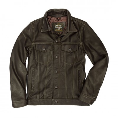 Куртка кожаная Cockpit USA Calfskin Leather Jean Jacket