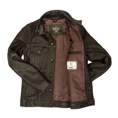 Куртка кожаная Cockpit USA Calfskin Leather Jean Jacket