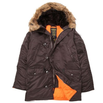 Куртка Аляска Alpha Industries Slim Fit N3B Parka - Deep Brown