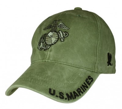 Бейсболка US Marines Logo Cap - Olive Drab Green