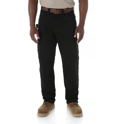 Чоловічі штани карго Wrangler RIGGS Workwear Ripstop Ranger (чорні)