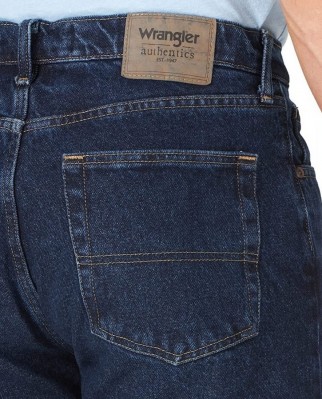 Мужские джинсовые шорты Wrangler Authentic Relaxed Fit - Dark Rinse
