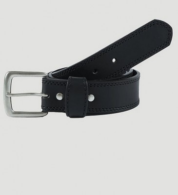 Мужской кожаный ремень Wrangler Buffalo Leather - Black