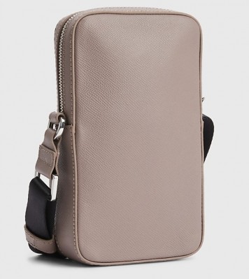 Кожаная сумка Tommy Hilfiger Reporter Leather City Taupe Bag