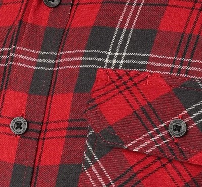 Мужская фланелевая рубашка Wrangler Flannel Plaid Rio Red Shirt