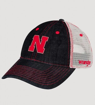 Джинсовая бейсболка Wrangler Nebraska Denim Trucker Cap